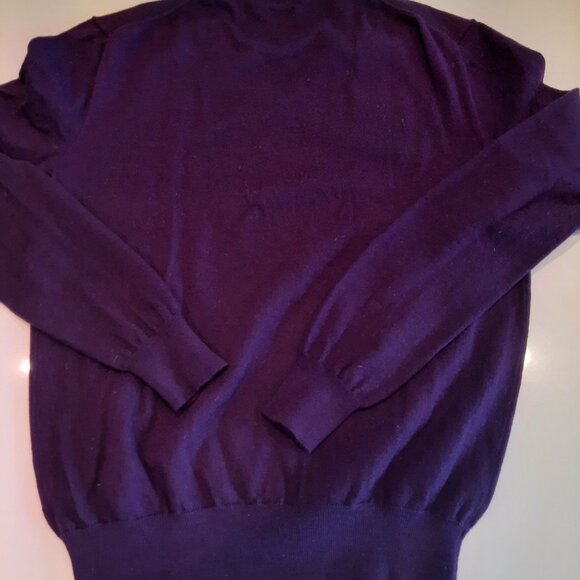 Polo Ralph Lauren - Custim Fit Merino Wool V neck sweater - Women's Medium - Picture 4 of 7
